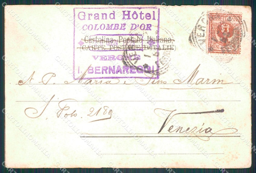 Verona Città Piazza Erbe cartolina VK1966 – retro