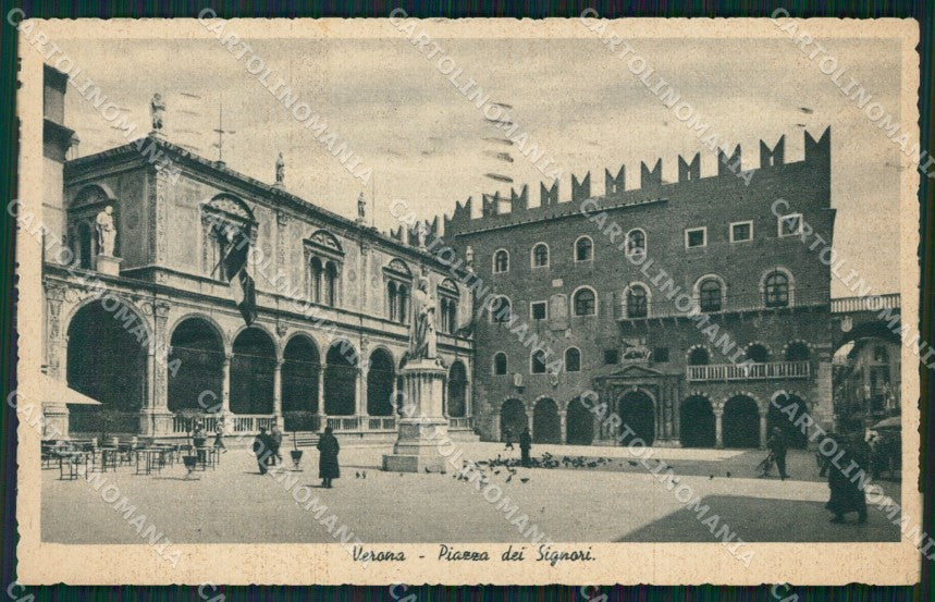 Verona Città Piazza dei Signori cartolina VK1972 – fronte
