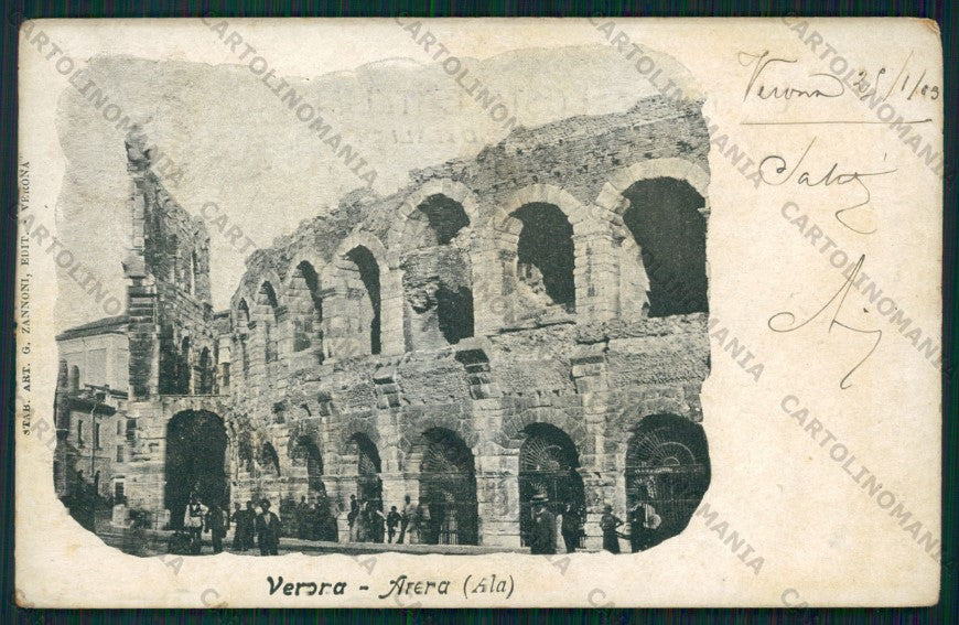 Verona Città Arena cartolina VK1991 – fronte