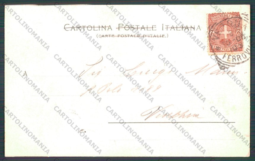 Verona Città Ala dell'Arena ABRASA cartolina VK1992 – retro