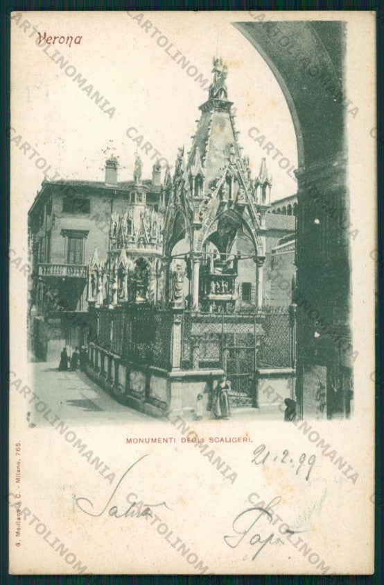 Verona Città Monumenti Degli Scaligeri cartolina VK2007 – fronte