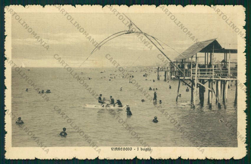 Lucca Viareggio cartolina VK2038 – fronte