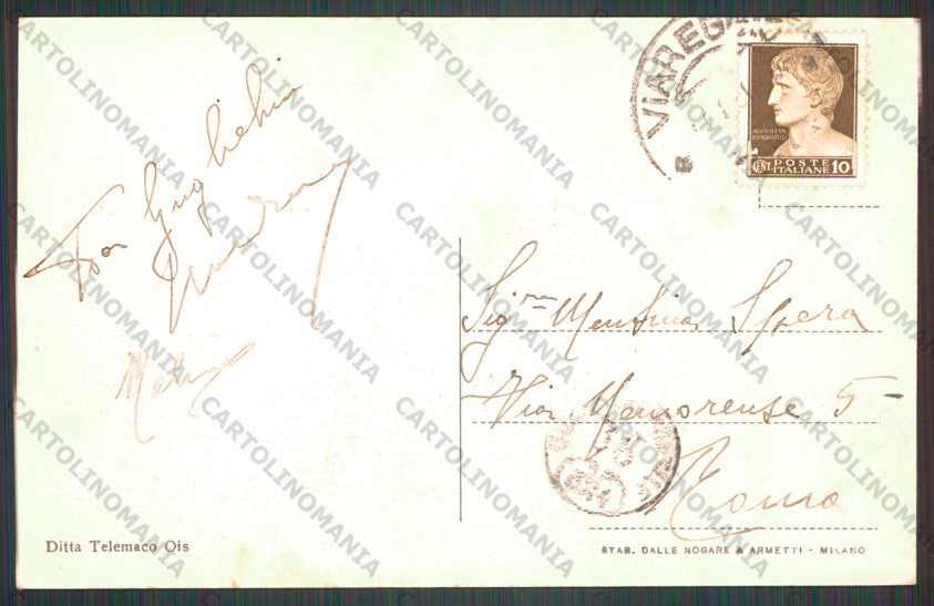 Lucca Viareggio cartolina VK2039 – retro