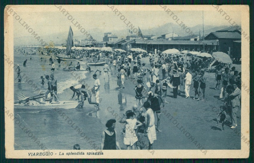 Lucca Viareggio PIEGHE cartolina VK2046 – fronte