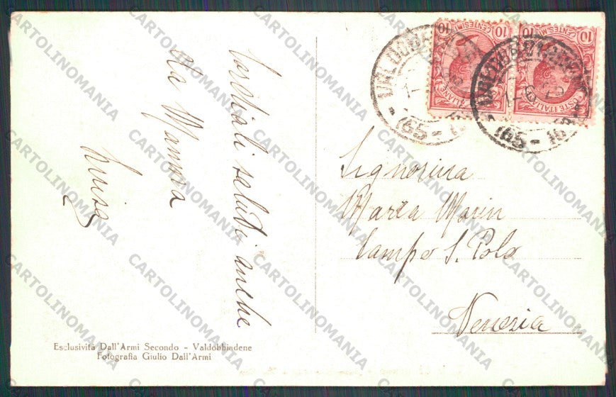 Treviso Valdobbiadene cartolina VK2054 – retro