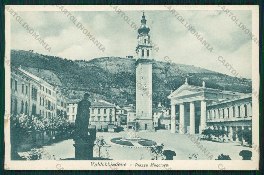 Treviso Valdobbiadene Piazza Maggiore cartolina VK2059 – fronte