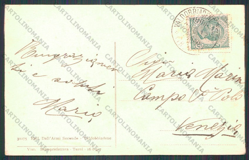 Treviso Valdobbiadene San Giorgio cartolina VK2062 – retro