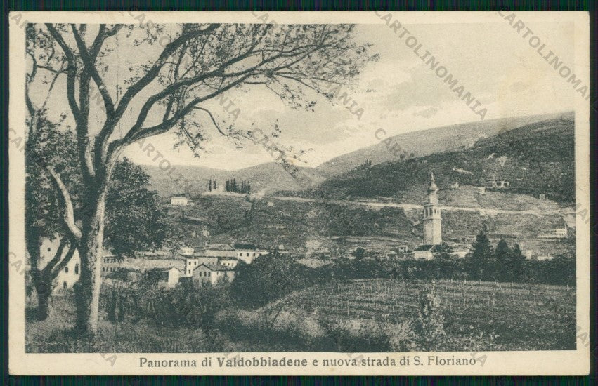 Treviso Valdobbiadene Strada di San Floriano cartolina VK2068 – fronte