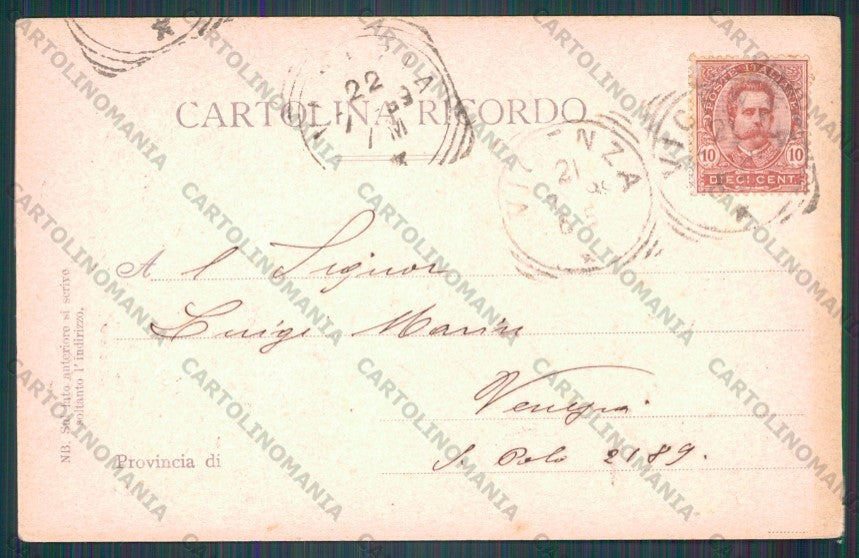 Vicenza Città Casa Perecini cartolina VK2073 – retro