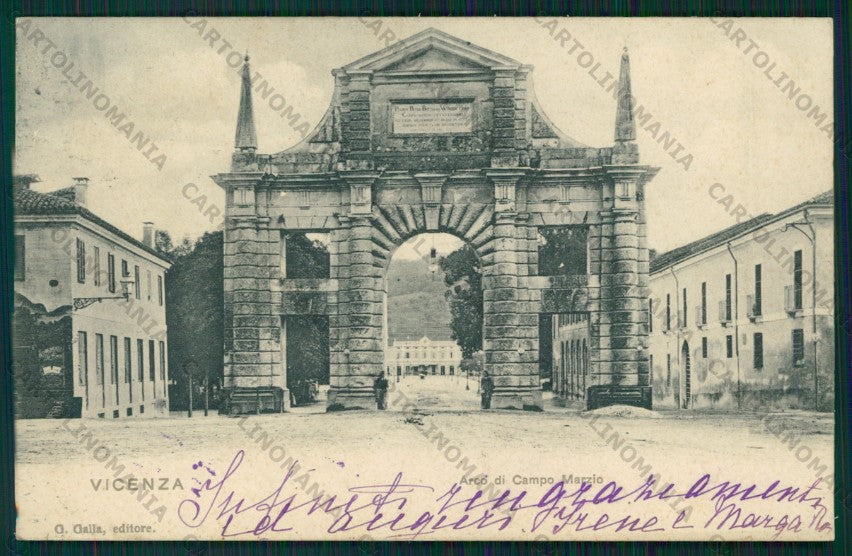Vicenza Città Arco di Campo Marzio cartolina VK2075 – fronte