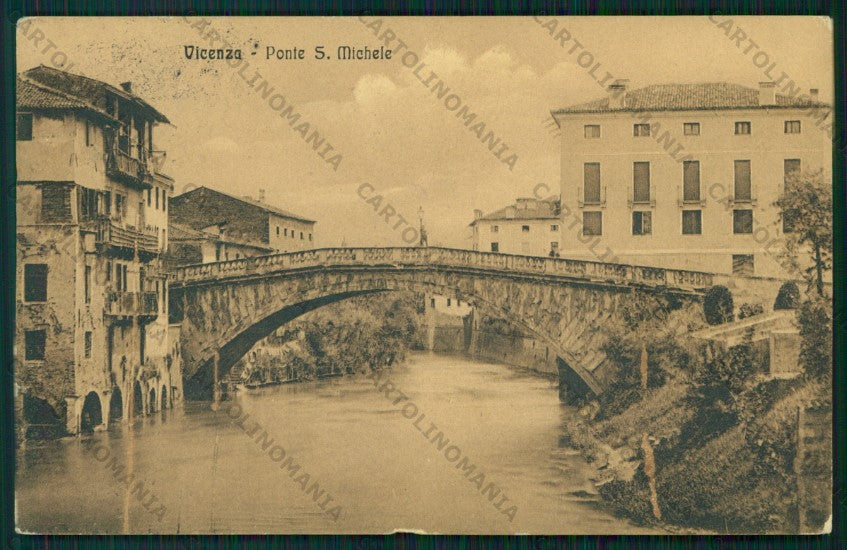 Vicenza Città Ponte San Michele cartolina VK2077 – fronte