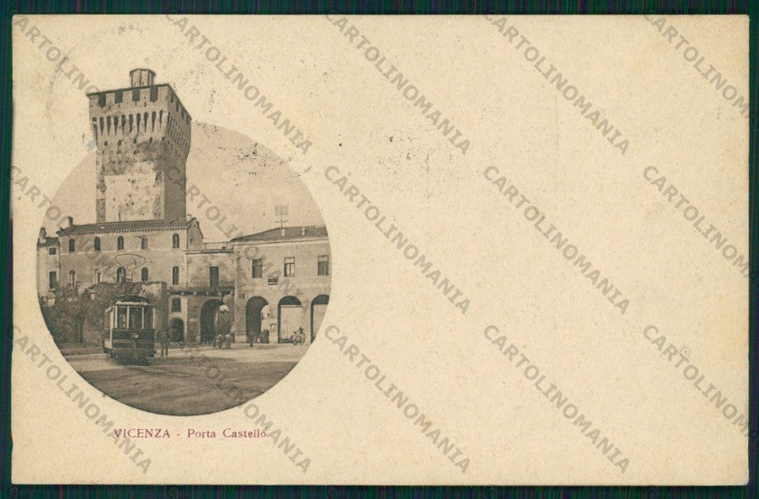 Vicenza Città Porta Castello cartolina VK2085 – fronte
