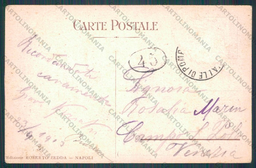 Napoli Pompei Valle di PIEGHINA cartolina VK2101 – retro