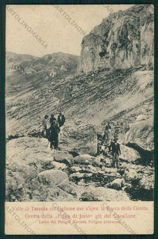 Chieti Taranta Peligna Alpinismo cartolina VK2116 – fronte