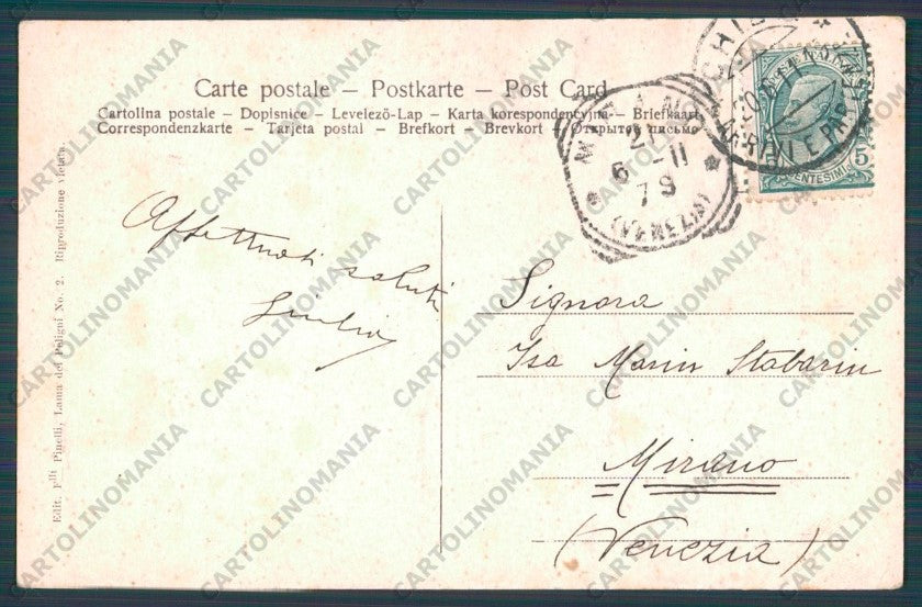 Chieti Taranta Peligna Alpinismo cartolina VK2116 – retro