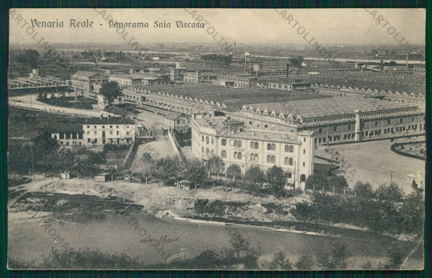 Torino Venaria Reale Snia Viscosa PIEGHINA cartolina VK2128 – fronte