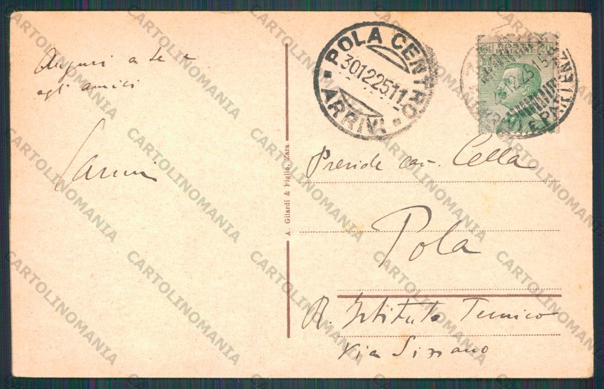 Croazia Zara Porta Terra Ferma cartolina VK2136 – retro