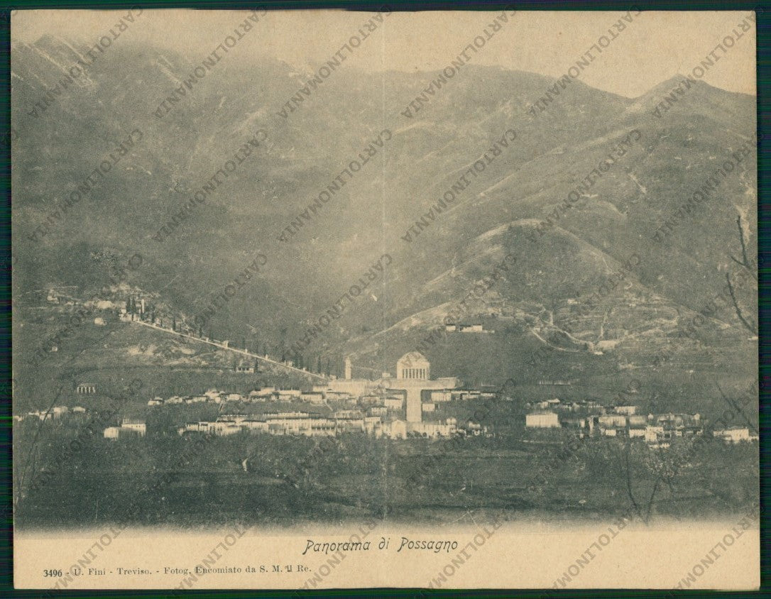 Treviso Possagno Doppia cartolina VK2146 – fronte