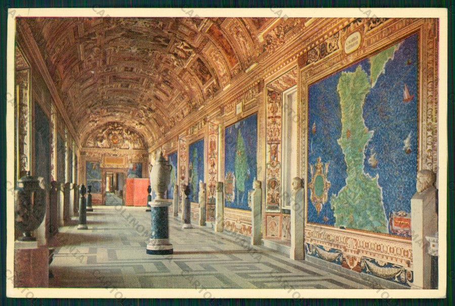 Roma Città del Vaticano Mappe Maps FG cartolina VK2156 – fronte