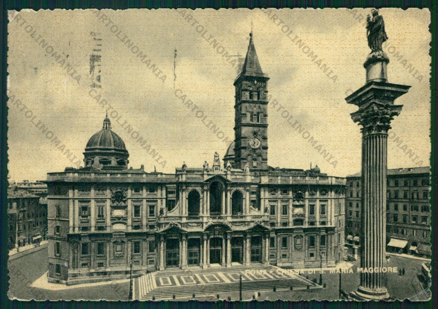 Roma Città Santa Maria Maggiore PIEGHINE FG cartolina VK2169 – fronte