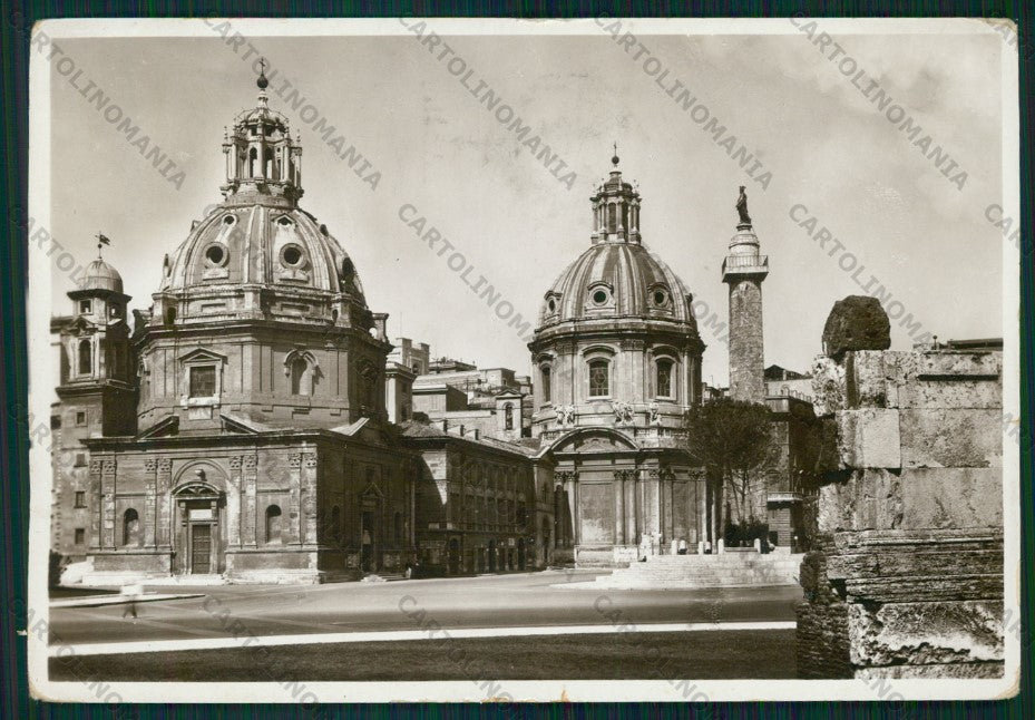 Roma Città Chiesa Santa Maria Loreto STRAPPINO PIEGHE Foto FG cartolina VK2173 – fronte