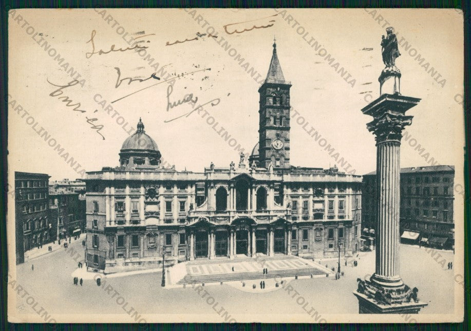 Roma Città Santa Maria Maggiore PIEGHINE FG cartolina VK2174 – fronte