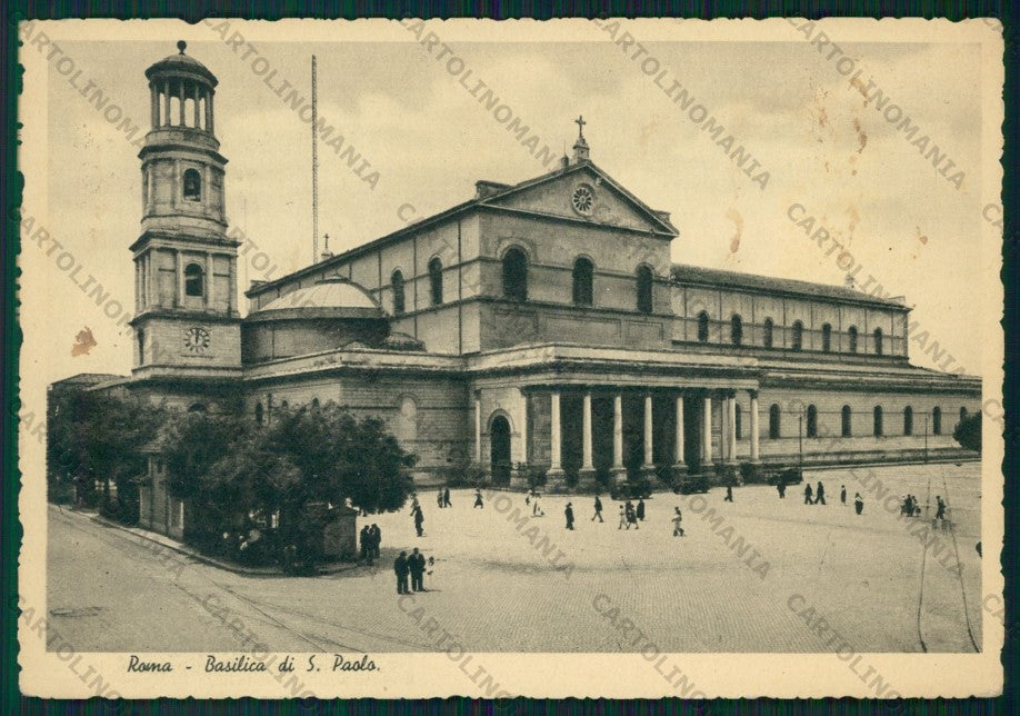 Roma Città Basilica di San Paolo FG cartolina VK2185 – fronte