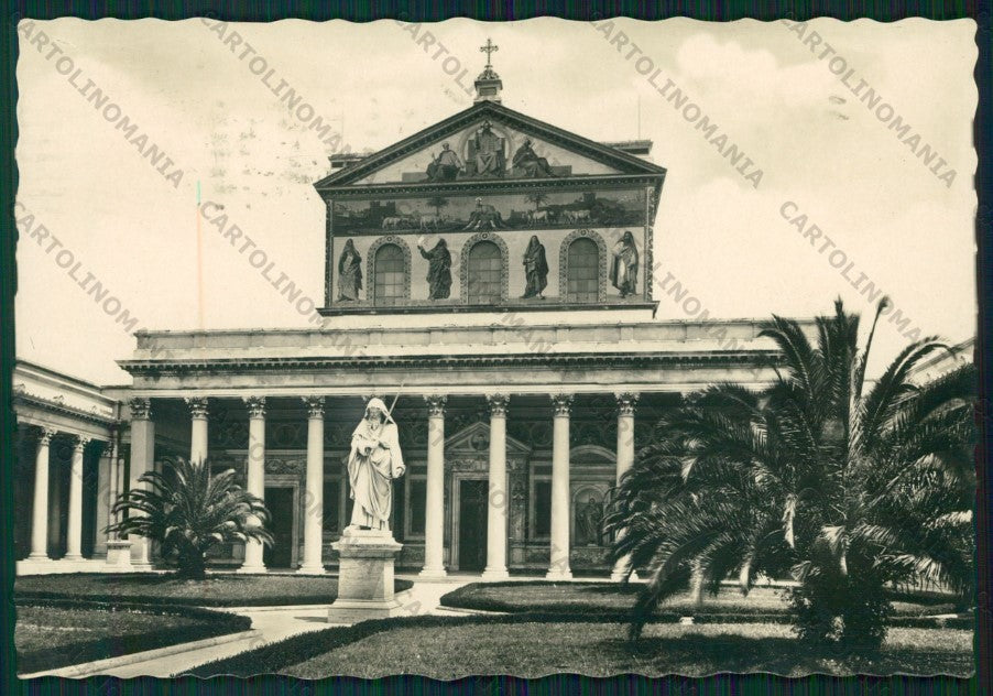 Roma Città Basilica di San Paolo Foto FG cartolina VK2186 – fronte