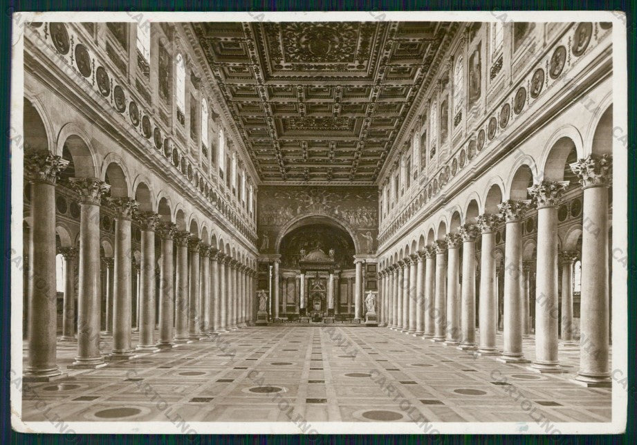 Roma Città Basilica di San Paolo PIEGHE Foto FG cartolina VK2189 – fronte
