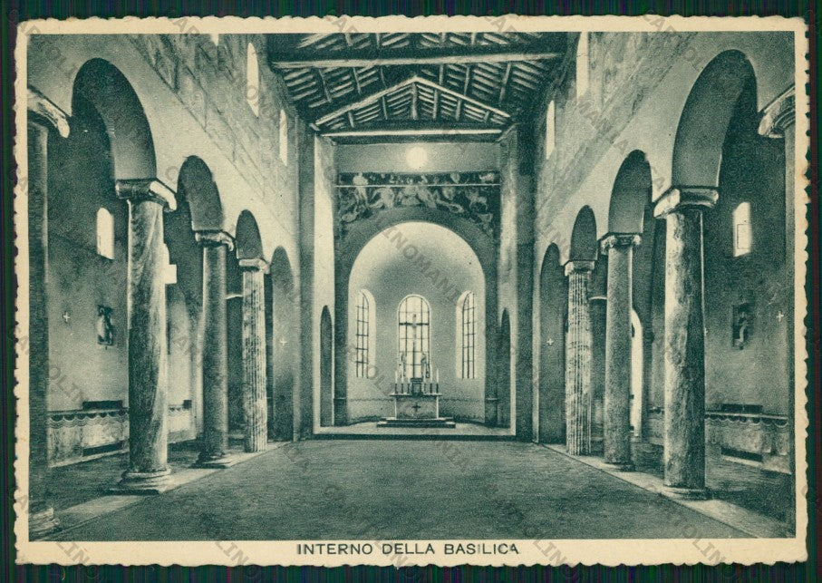Roma Città San Giovanni Laterano Interno ABRASA PIEGA FG cartolina VK2196 – fronte