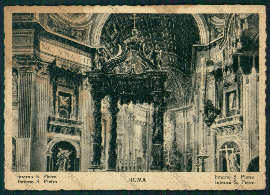 Roma Città del Vaticano Basilica San Pietro MACCHIA FG cartolina VK2209 – fronte