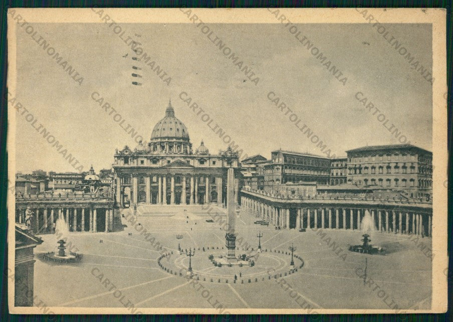 Roma Città del Vaticano Piazza San Pietro PIEGHINA FG cartolina VK2216 – fronte