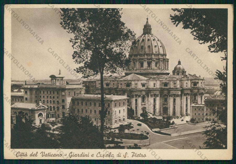 Roma Città del Vaticano Cupola Basilica San Pietro PIEGA FG cartolina VK2232 – fronte