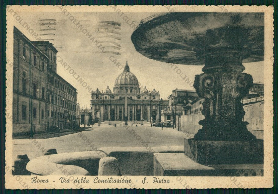 Roma Città del Vaticano Via della Conciliazione FG cartolina VK2235 – fronte