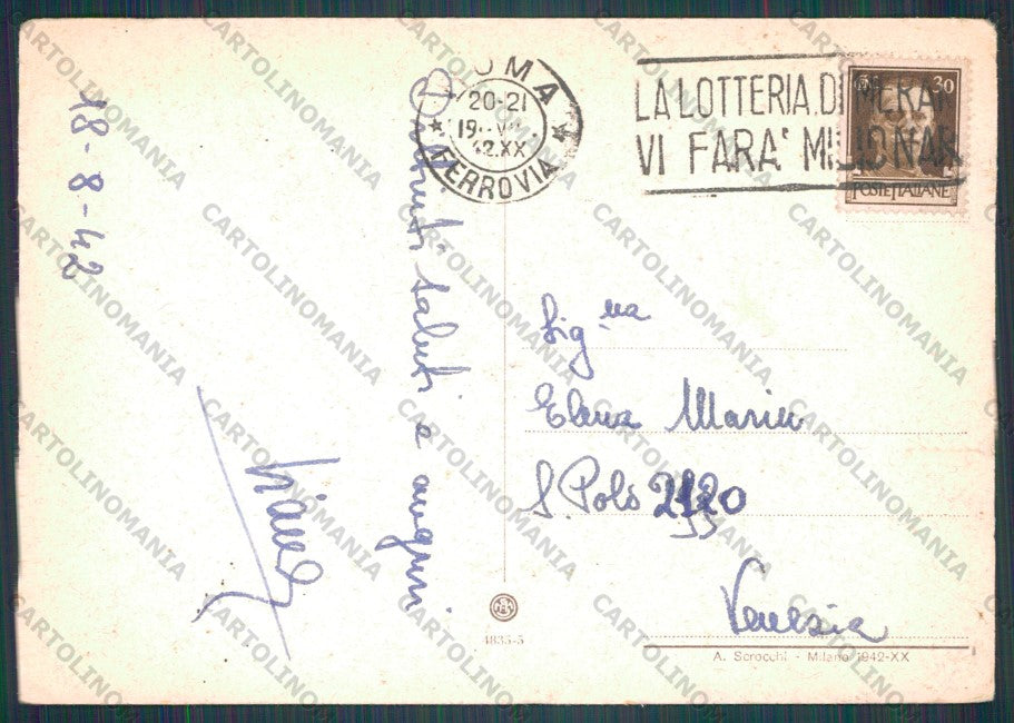 Roma Città del Vaticano Piazza San Pietro PIEGA FG cartolina VK2236 – retro