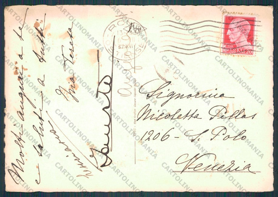 Roma Città Pincio FG cartolina VK2247 – retro