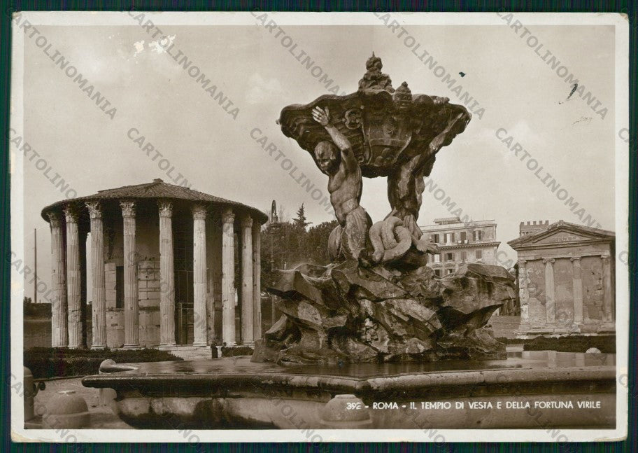 Roma Città Tempio di Vesta Fontana Virile ABRASA Foto FG cartolina VK2248 – fronte