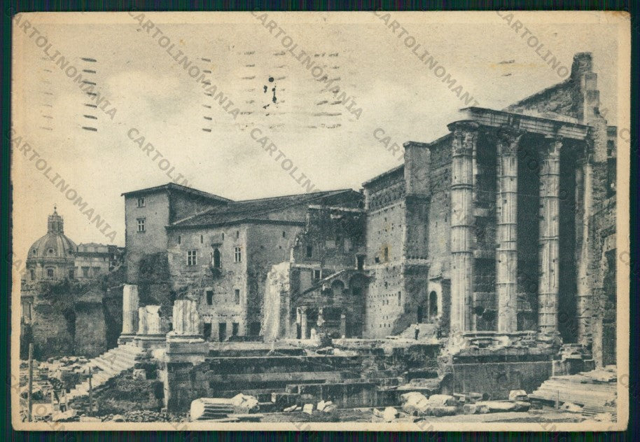 Roma Città Foro d'Augusto PIEGHE FG cartolina VK2254 – fronte