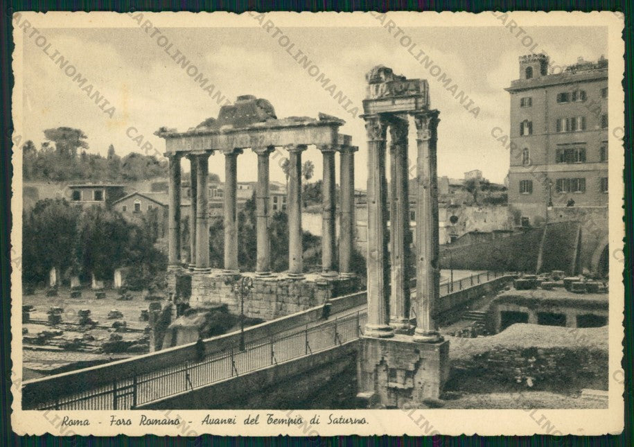 Roma Città Tempio di Saturnio FG cartolina VK2259 – fronte
