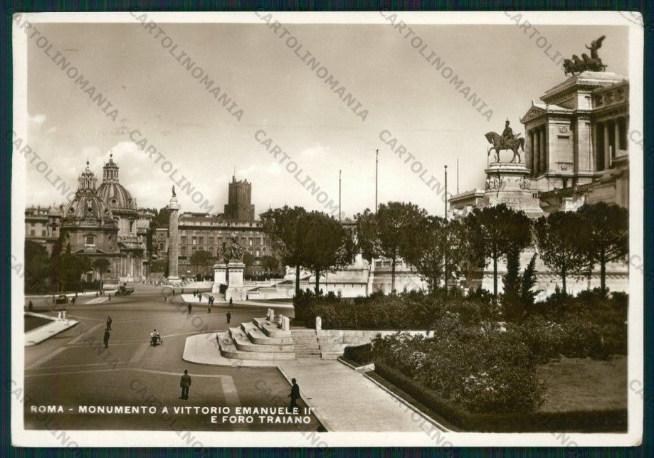Roma Città Monumento Vittorio Emanuele II PIEGHINE Foto FG cartolina VK2271 – fronte