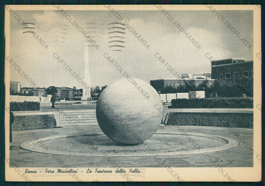 Roma Città Foro Mussolini Fontana FG cartolina VK2281 – fronte
