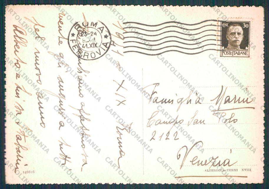 Roma Città Campidoglio FG cartolina VK2293 – retro