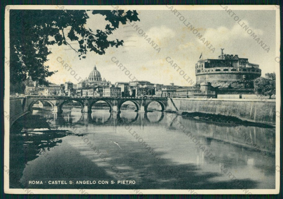 Roma Città Castel Sant'Angelo Basilica San Pietro FG cartolina VK2304 – fronte