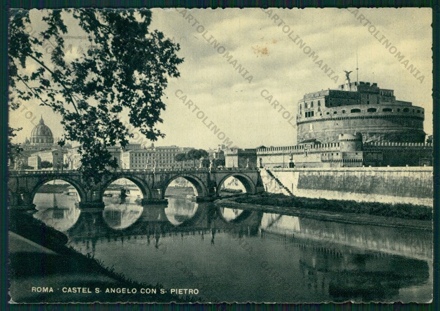 Roma Città Castel Sant'Angelo Basilica San Pietro FG cartolina VK2306 – fronte