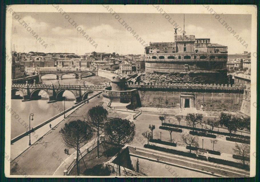 Roma Città Castel Sant'Angelo PIEGHINA FG cartolina VK2309 – fronte