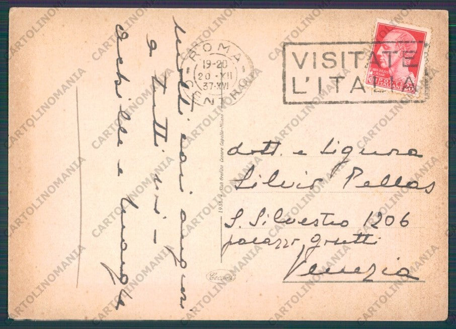 Roma Città Castel Sant'Angelo FG cartolina VK2311 – retro