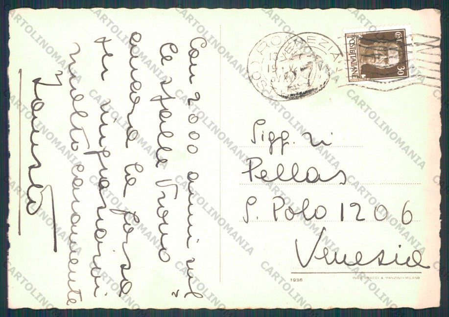 Roma Città Tempio di Venere FG cartolina VK2316 – retro
