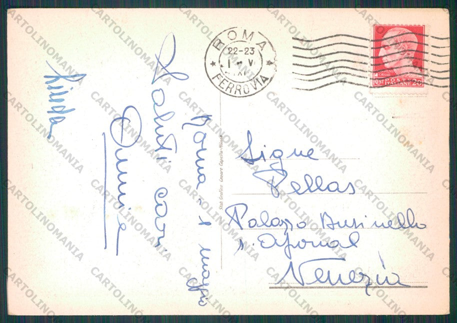 Roma Città Via dell'Impero FG cartolina VK2327 – retro