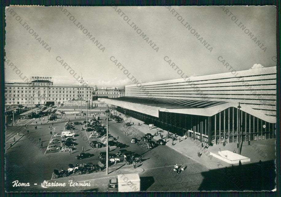 Roma Città Stazione Termini Auto Foto FG cartolina VK2337 – fronte