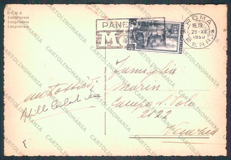 Roma Città Lungotevere STRAPPO FG cartolina VK2342 – retro